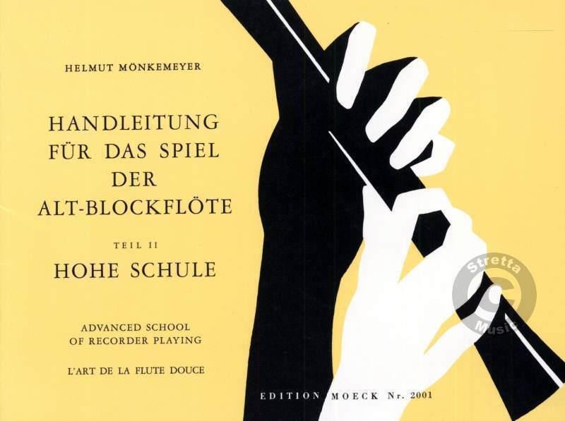 Advanced School Of Recorder Playing Book