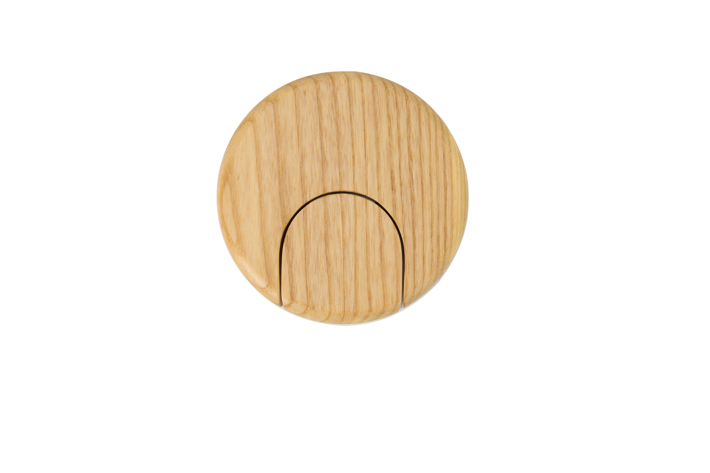 Monday Simply Aesthetic Guitar Hanger - Fluid White, Wall-Mounted, Aluminium & Polished Wood, Minimalist Design, Guitar-Safe Contact Points — view 2