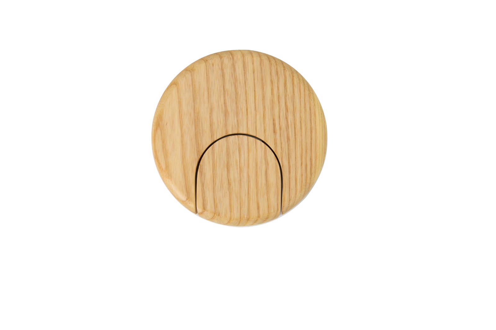 Monday Simply Aesthetic Guitar Hanger - Fluid White, Wall-Mounted, Aluminium & Polished Wood, Minimalist Design, Guitar-Safe Contact Points — view 2