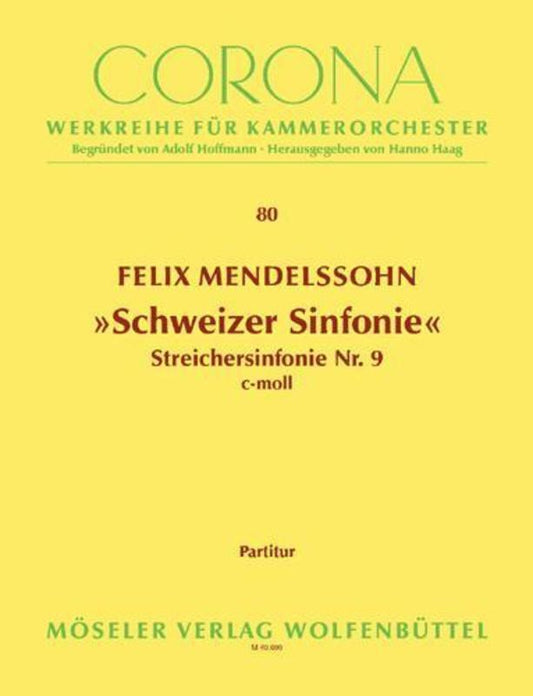 String Symphony No 9 C Min Score Book