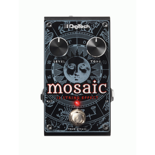 Digitech Mosaic Polyphonic 12 String Effect Pedal with Adjustable Tone Control