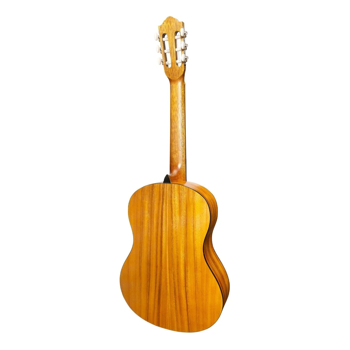 Martinez Left Handed Full Size Student Classical Guitar Pack with Built In Tuner - Spruce/Koa — view 3