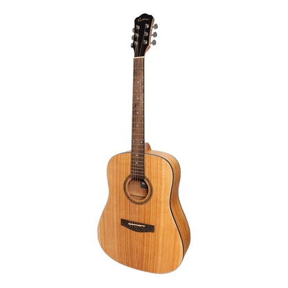 Martinez MD-41 Dreadnought Acoustic Guitar Pack with Gig Bag, Tuner, Picks, Strap - Spruce/Jati-Wood — view 5