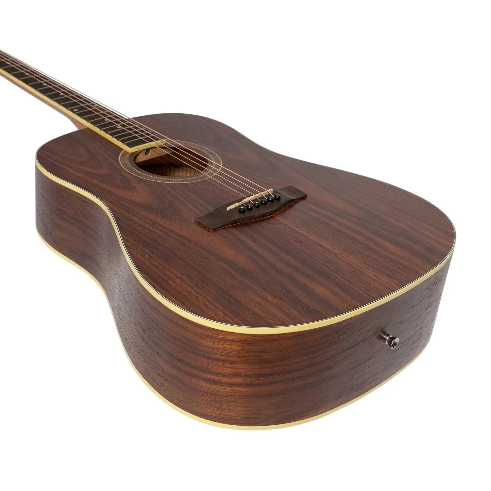 Martinez Left-Handed '41 Series' Dreadnought Acoustic Guitar Pack with Gig Bag and Accessories — view 6