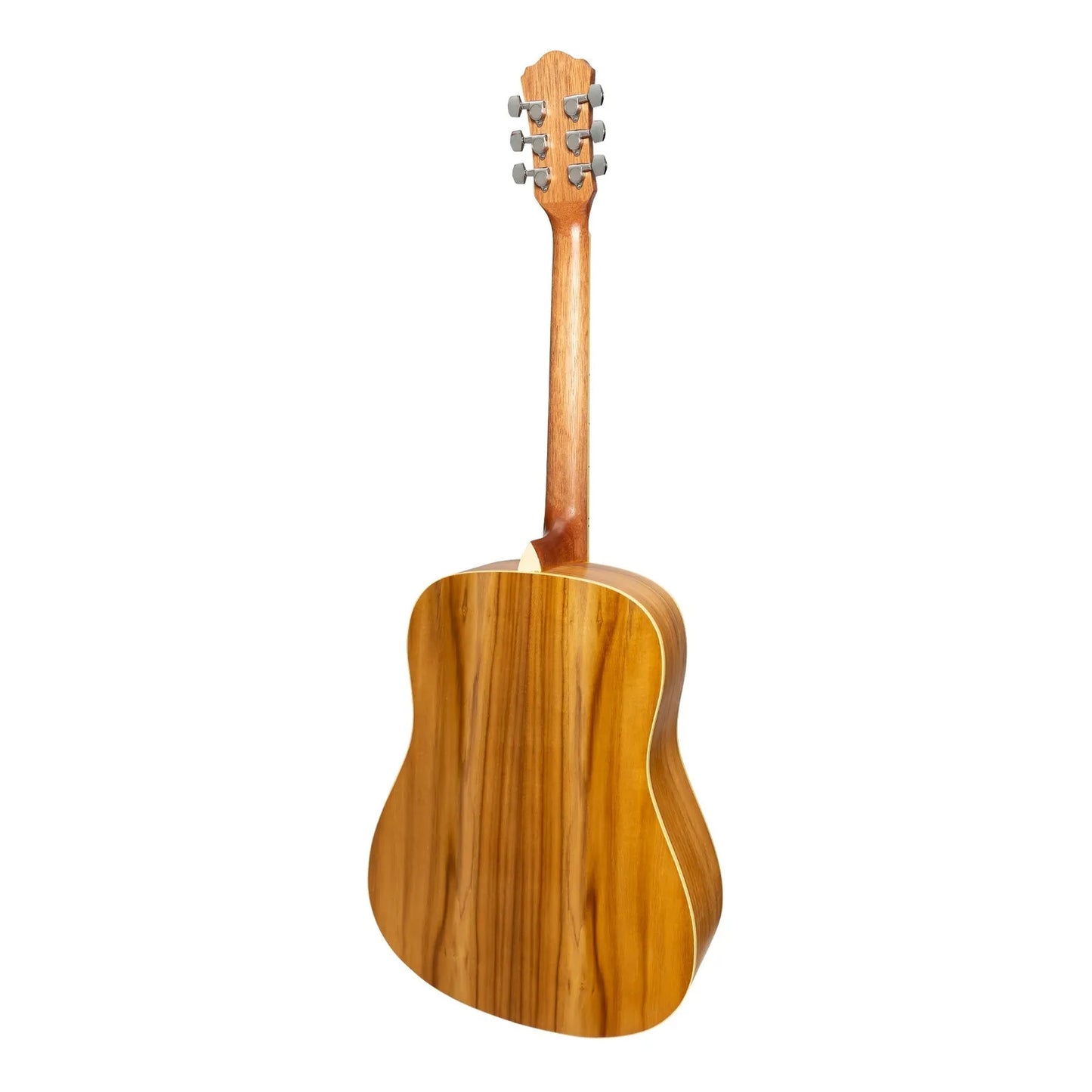 Martinez 41 Series Dreadnought Acoustic Guitar Pack with Built-in Tuner - Jati-Teakwood — view 3