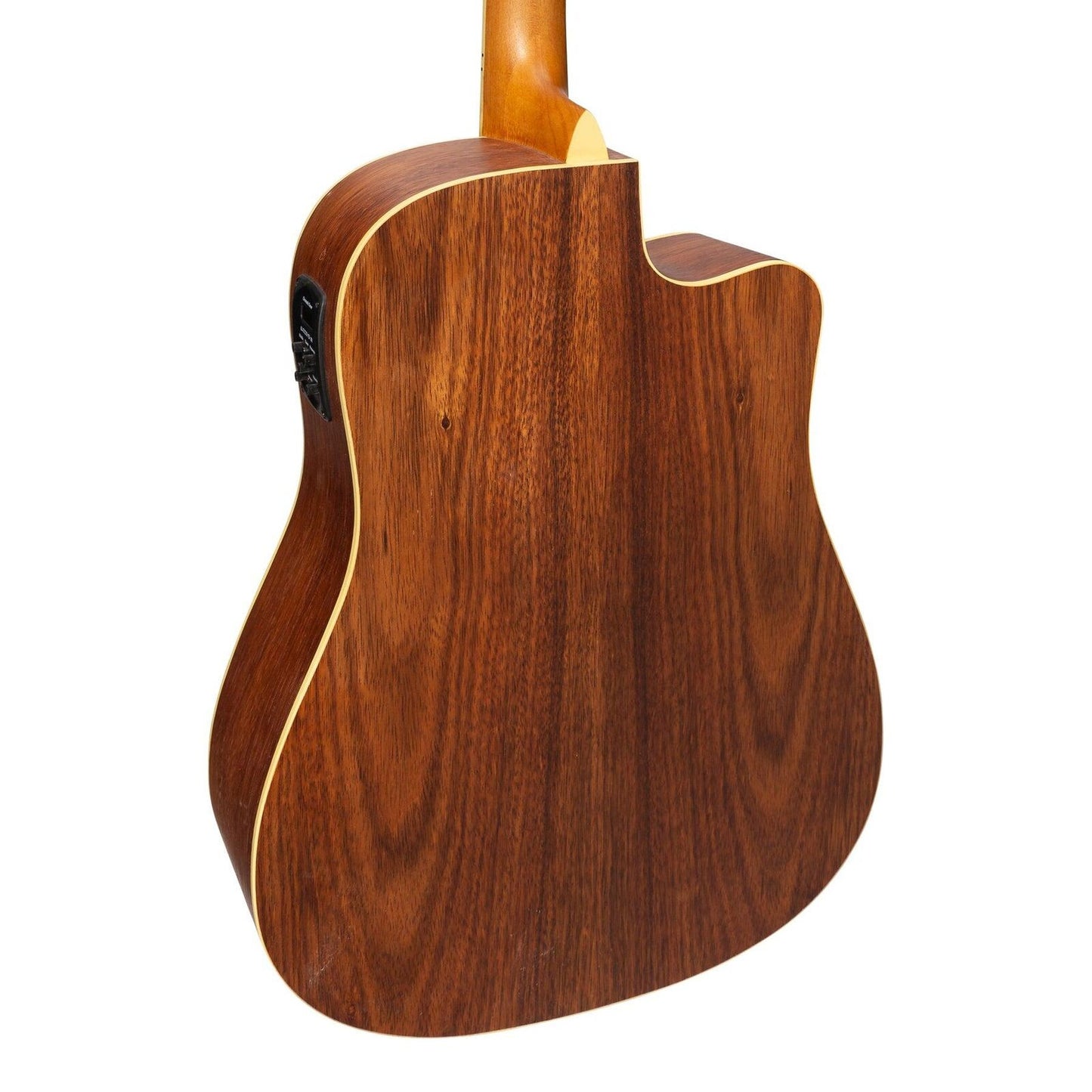 Martinez Left Hand '41 Series' Dreadnought Cutaway Acoustic-Electric Guitar Pack with Gig Bag, Tuner, and Accessories - Rosewood — view 5