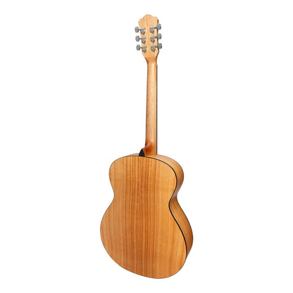 Martinez '41 Series' Folk Size Acoustic Guitar Pack - Mindi-Wood, Includes Gig Bag, Tuner, Picks, and Strap, Right-Handed, Small Body — view 3