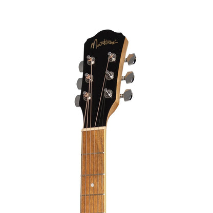 Martinez '41 Series' Folk Size Acoustic Guitar Pack with Built-in Tuner, Natural Finish, Includes Gig Bag, Picks, and Strap — view 5