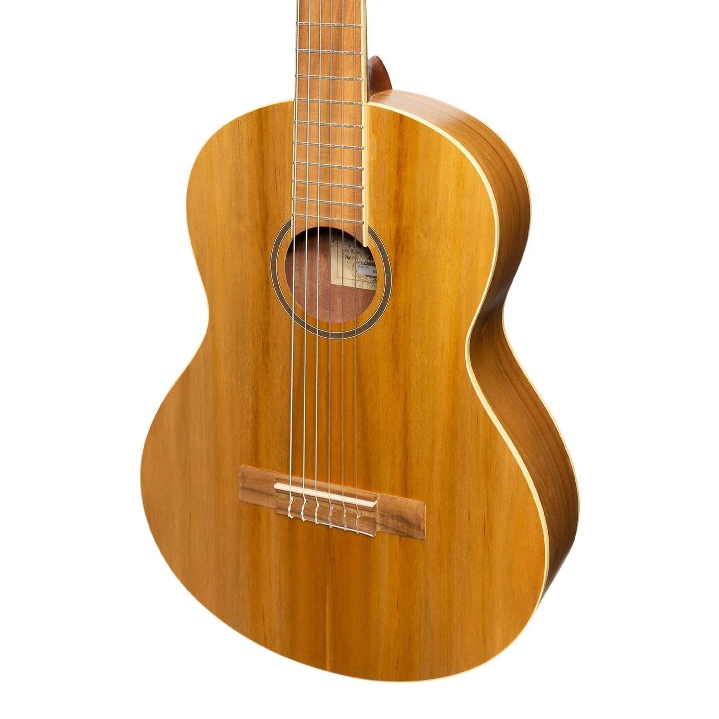Martinez Slim Jim 3/4 Size Classical Guitar Pack with Built-in Tuner - Jati-Teakwood — view 5