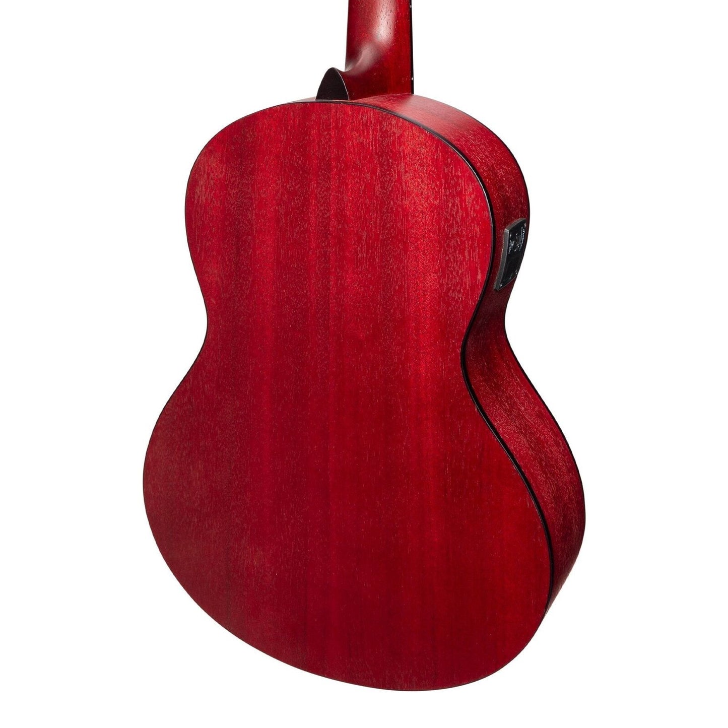 Martinez Slim Jim 3/4 Size Student Classical Guitar Pack with Built-In Tuner - Strawberry Pink — view 6