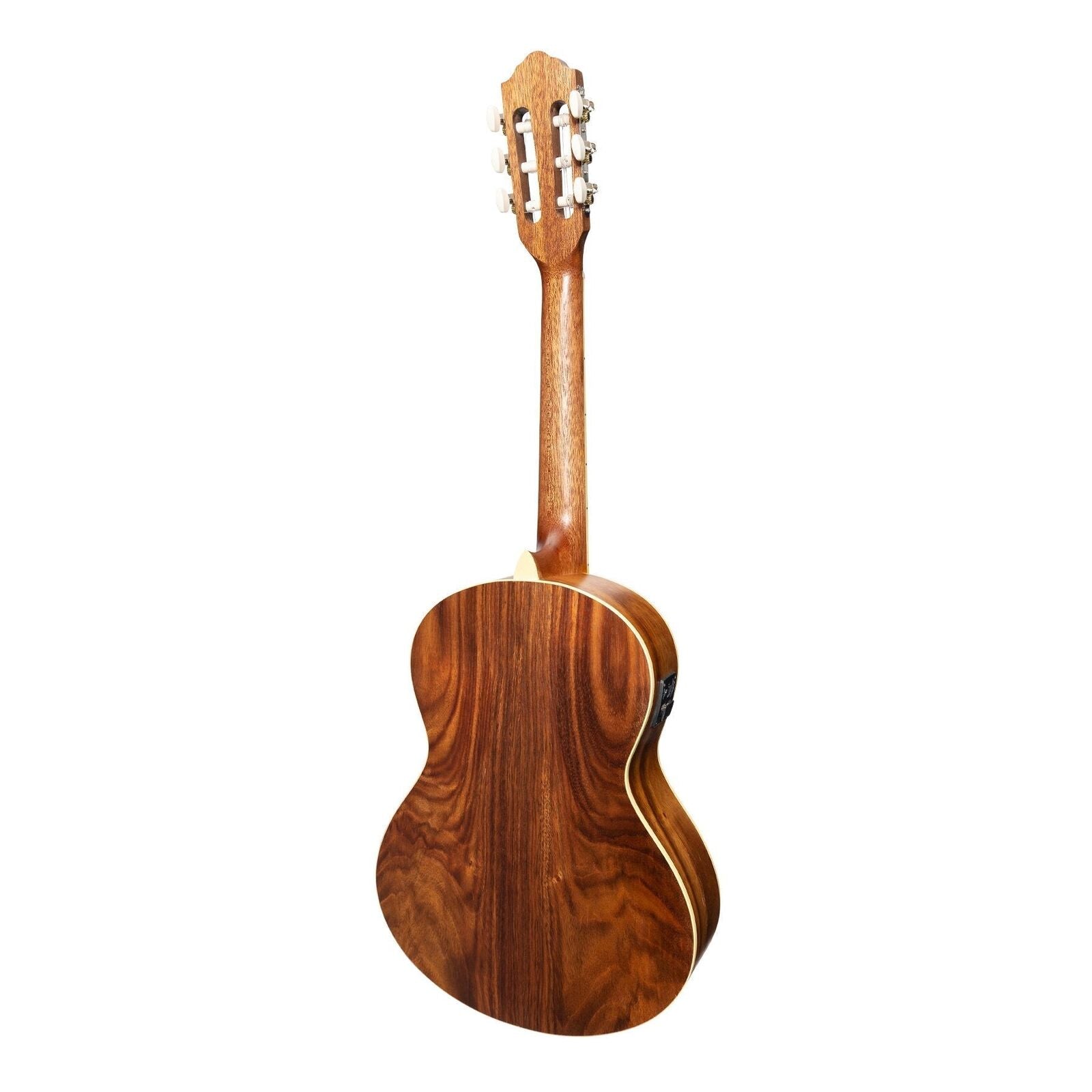 Martinez Slim Jim 3/4 Size Classical Guitar Pack with Built In Tuner, Spruce/Rosewood, Includes Gig Bag, Strap, Picks, Model MP-SJ34T-SR — view 3