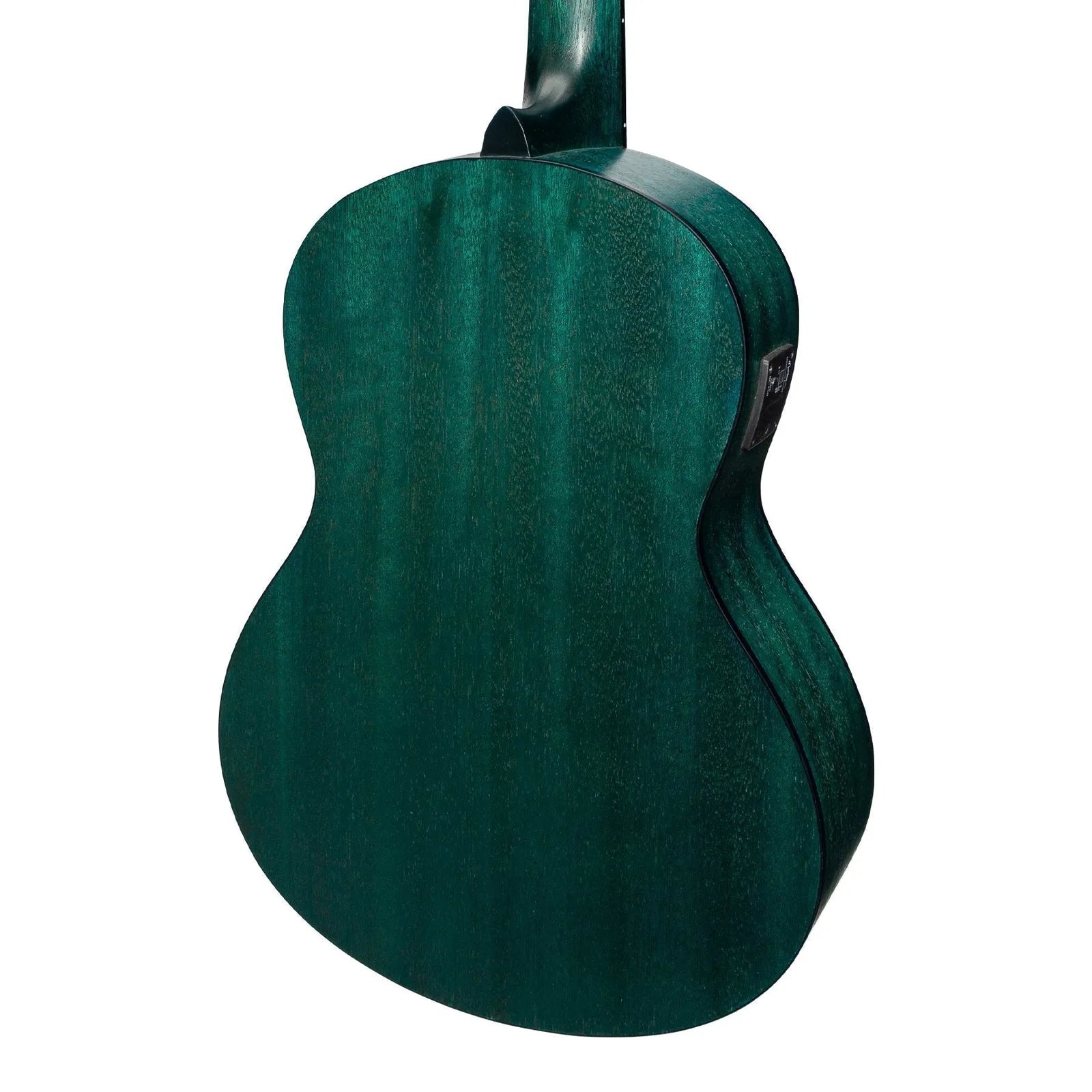 Martinez Slim Jim 3/4 Size Student Classical Guitar Pack with Built-In Tuner, Teal Green — view 6