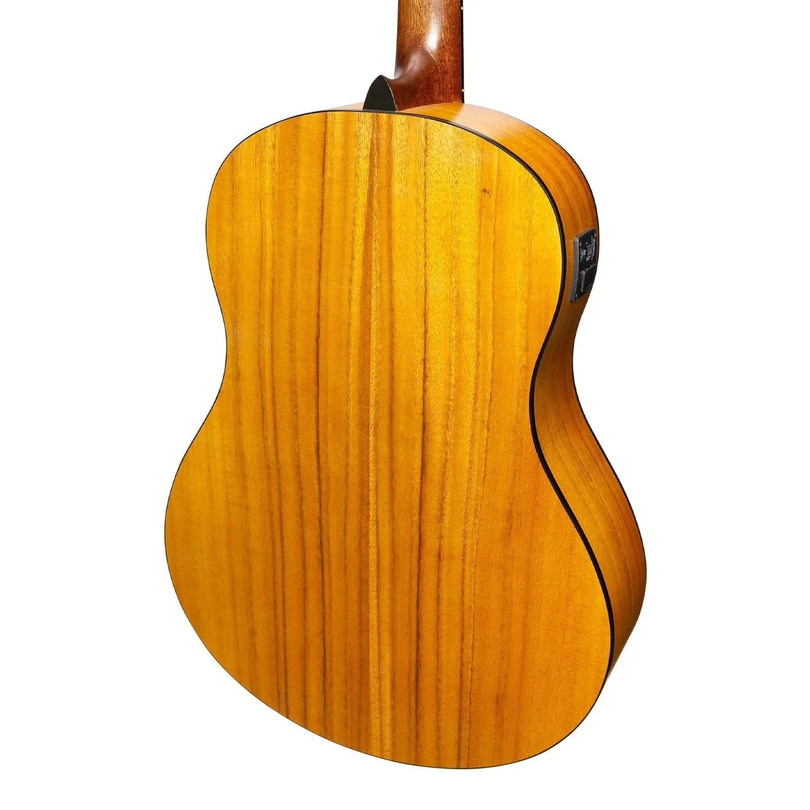 Martinez Slim Jim Full Size Student Classical Guitar Pack with Built In Tuner Koa — view 6