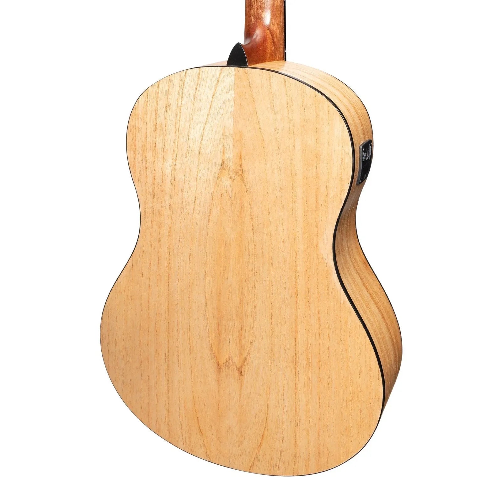 Martinez Slim Jim Full Size Student Classical Guitar Pack with Built-In Tuner, Mindi-Wood, MP-SJ44T-MWD, Natural Satin, Includes Gig Bag, Strap, Picks — view 6