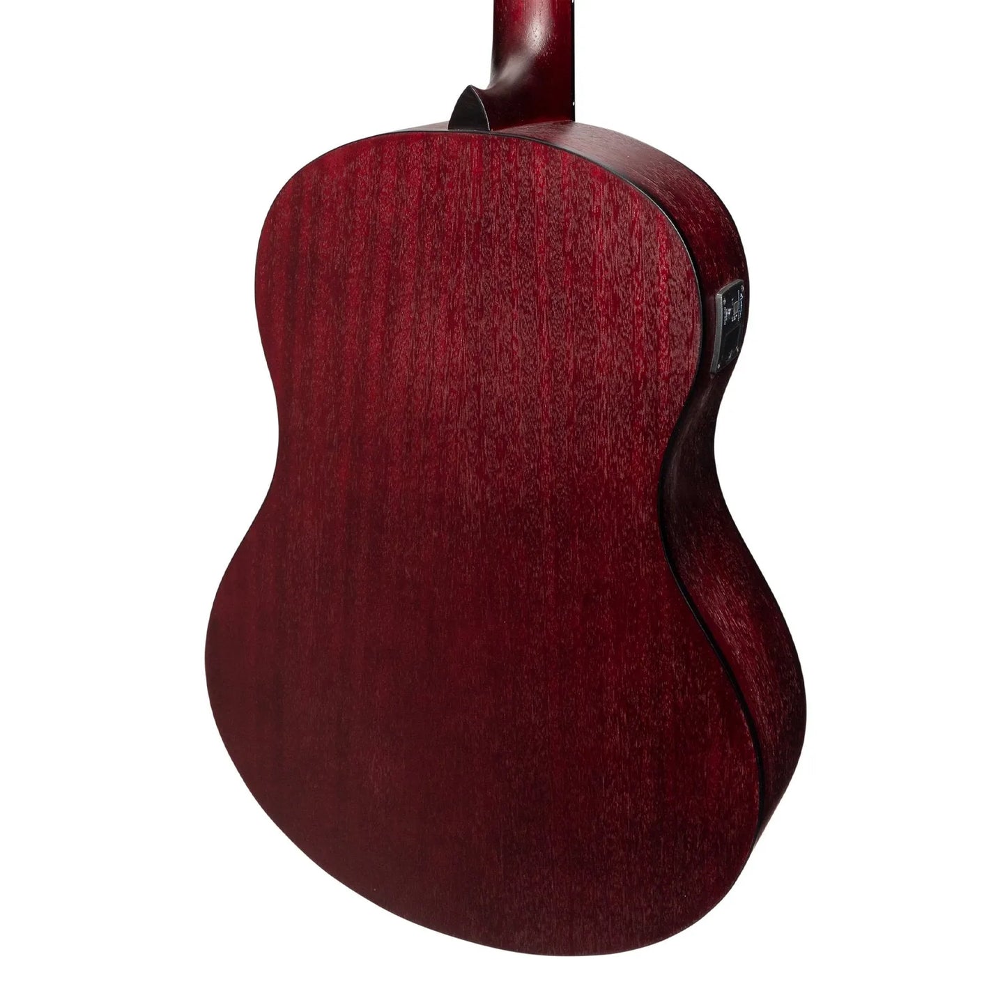 Martinez Slim Jim Full Size Student Classical Guitar Pack with Built In Tuner - Red — view 6
