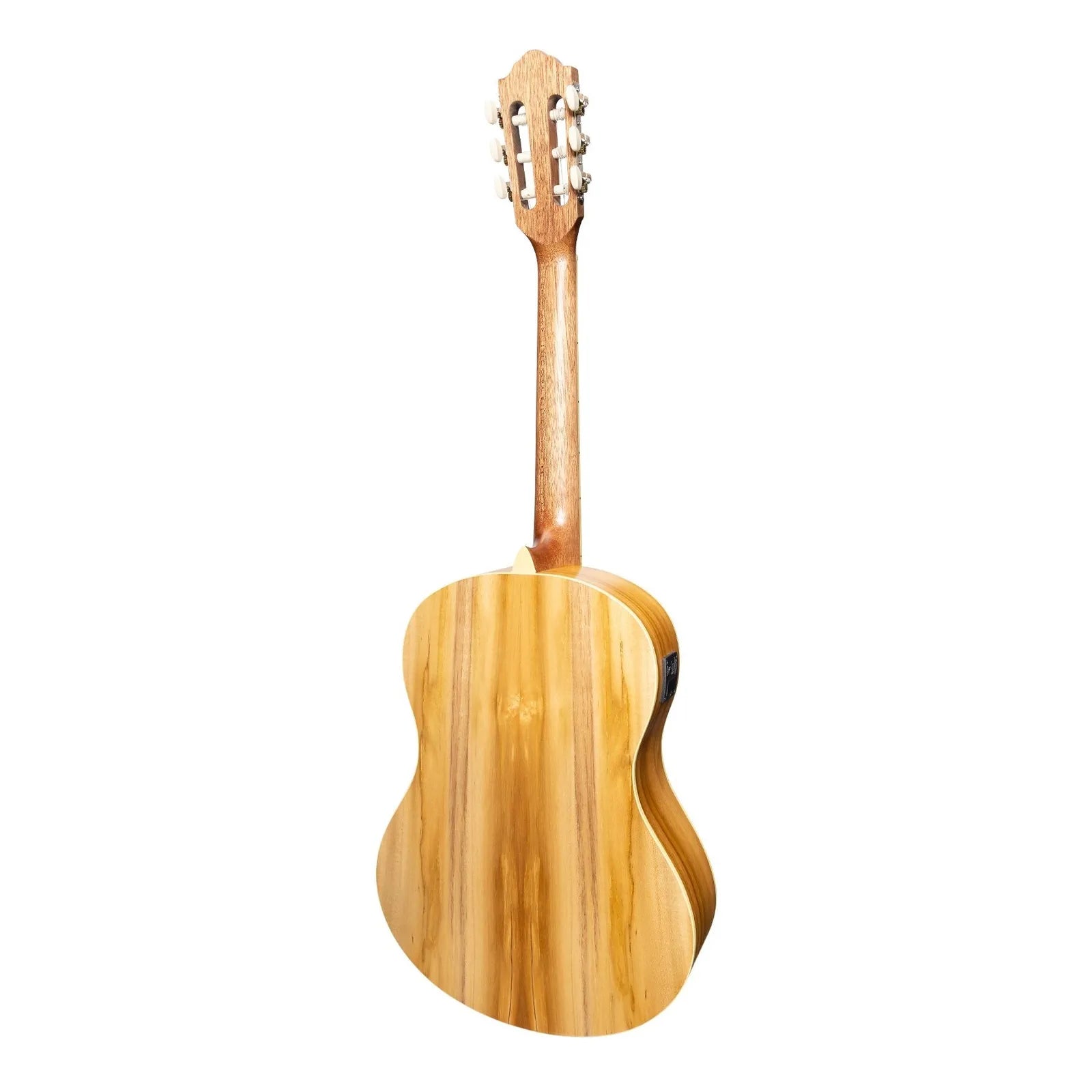 Martinez Slim Jim Full Size Student Classical Guitar Pack with Built-In Tuner, Spruce/Jati-Teakwood, MP-SJ44T — view 3