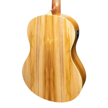 Martinez Slim Jim Full Size Student Classical Guitar Pack with Built-In Tuner, Spruce/Jati-Teakwood, MP-SJ44T — view 6