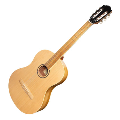 Martinez Slim Jim Full Size Student Classical Guitar Pack with Built-In Tuner, Spruce/Jati-Teakwood, MP-SJ44T — view 4