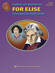 Fur Elise Arranged by Snell Level 3 for Piano, 4 Pages, Neil A. Kjos Music Company
