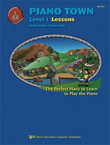 Piano Town Lessons Level 1 by Neil A. Kjos Music Company, 48 Pages