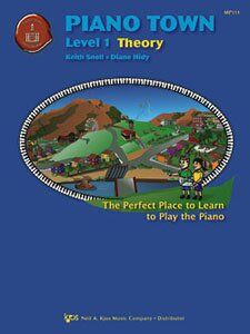 Piano Town Theory Level 1 by Neil A. Kjos Music Company, 40 Pages