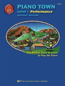 Piano Town Performance Level 1 by Neil A. Kjos Music Company - 32 Pages