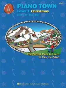 Piano Town Christmas Level 1 by Neil A. Kjos Music Company - 24 Pages