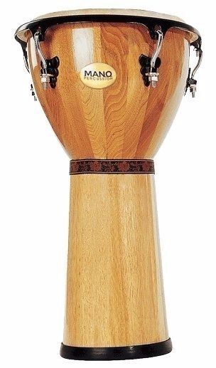 MANO PERCUSSION MP1512NA 12 Inch Pro Style Djembe 7" head, Natural