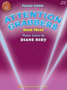 HIDY Attention Grabbers Book 3 for Piano - 20 Pages, Includes Solos & Duet, Designed for ADD Students, Suitable for Study and Recitals