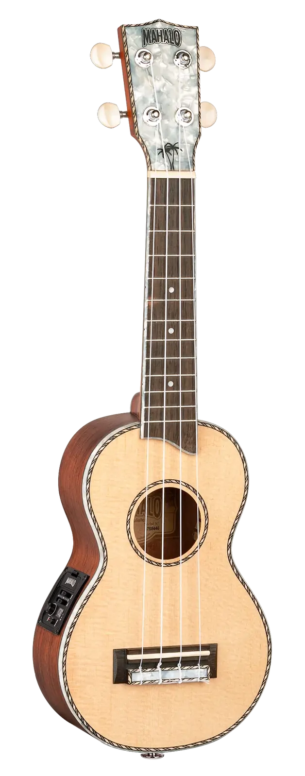 Mahalo Pearl Series Soprano Electric-Acoustic Ukulele MP1E