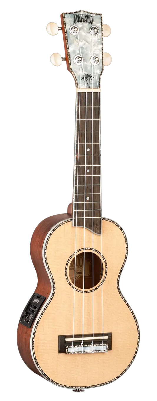 Mahalo Pearl Series Soprano Electric-Acoustic Ukulele MP1E
