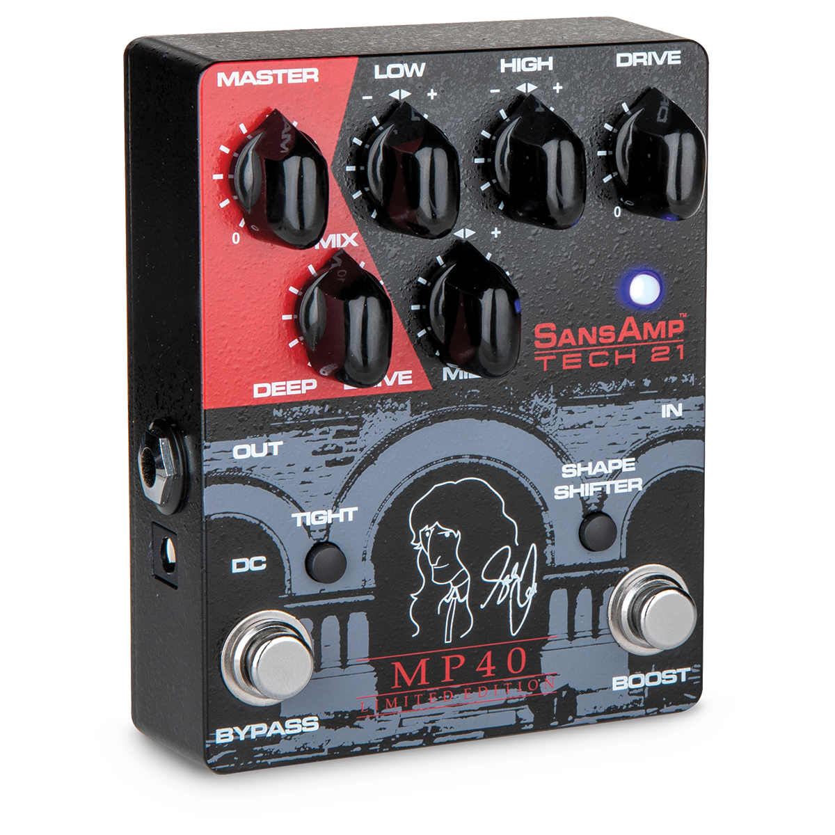 Tech 21 SansAmp MP40 Limited Edition Geddy Lee Signature 40th Anniversary Pedal