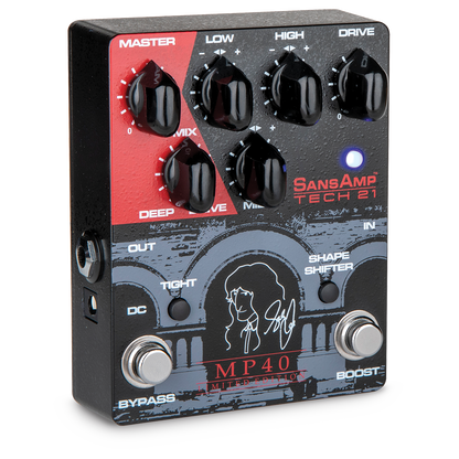Tech 21 SansAmp MP40 Limited Edition Geddy Lee Signature 40th Anniversary Pedal