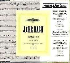 JC Bach Viola Concerto in C Minor BK/CD Edition Peters