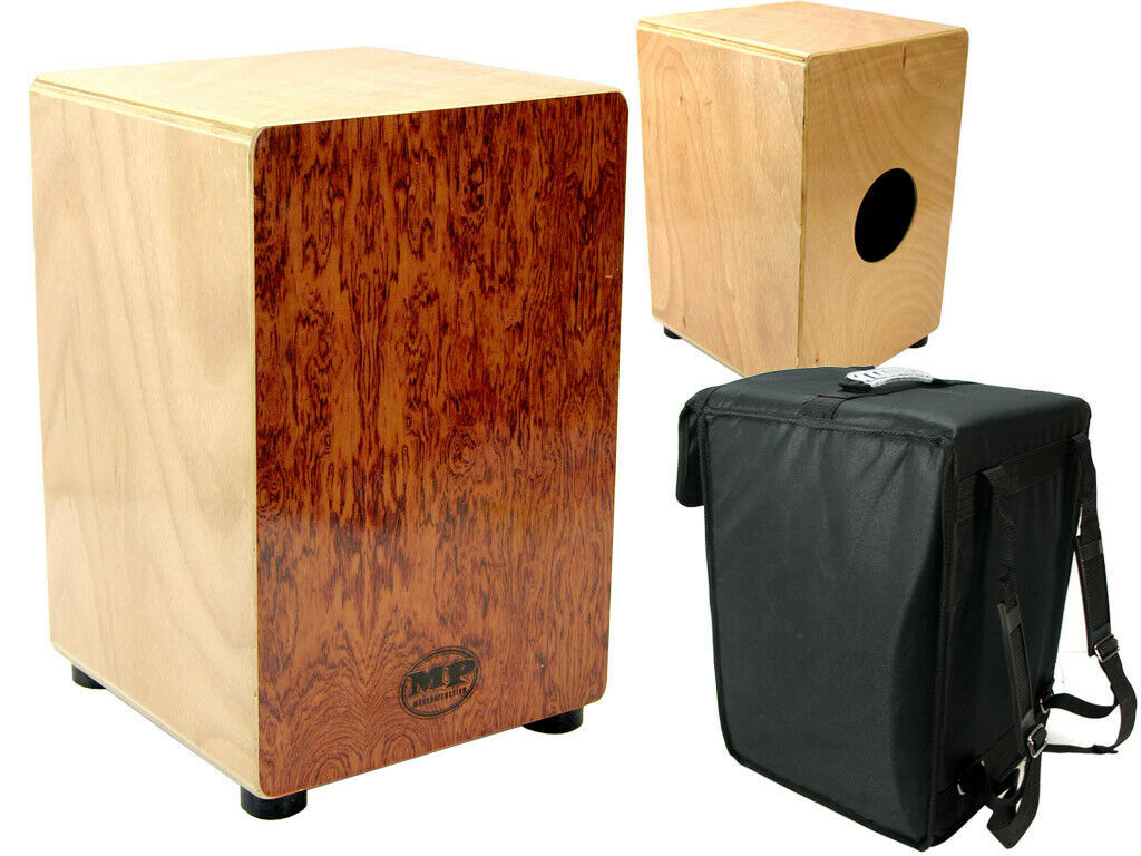 Mano Percussion Cajon Wooden Rhythm Box with Internal Snare Wires Rosewood