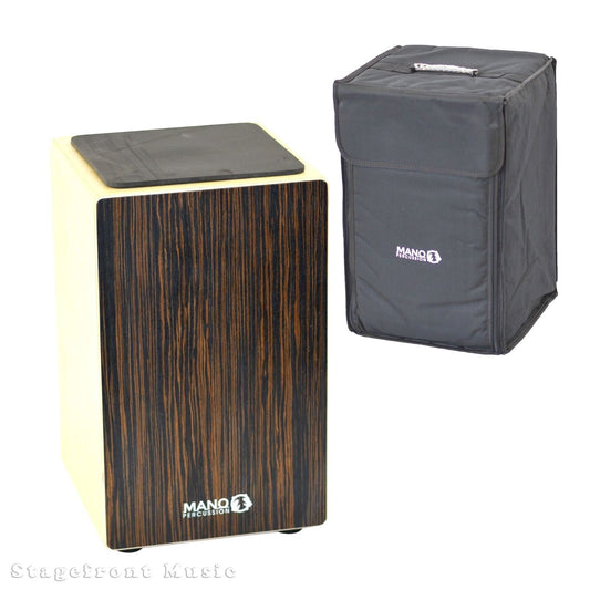 Mano Percussion Cajon Wooden Ebony Veneer
