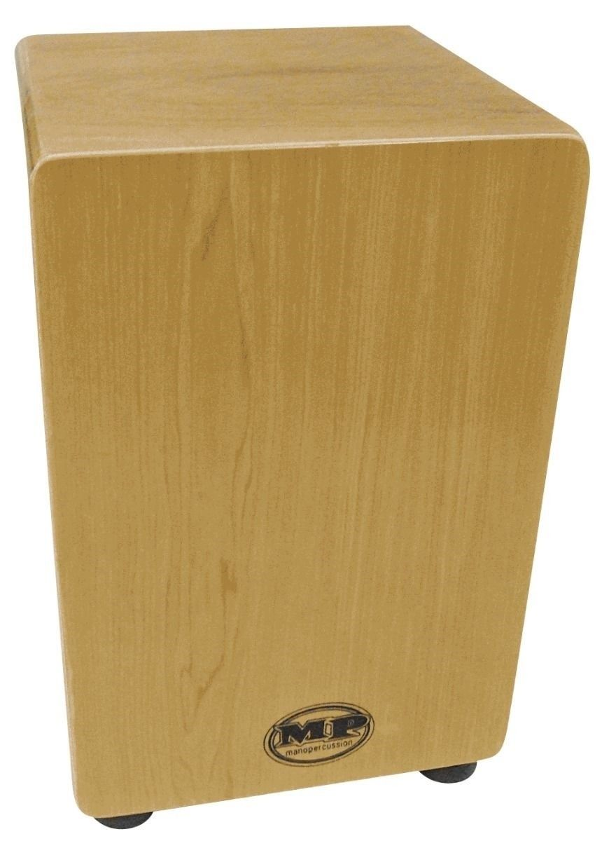 CAJON DRUM - MP Drummers Wooden Rhythm Box  Maple Veneer & Carry Bag