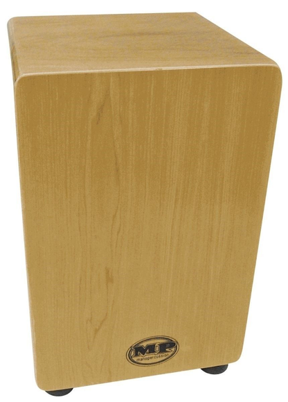CAJON DRUM - MP Drummers Wooden Rhythm Box  Maple Veneer & Carry Bag