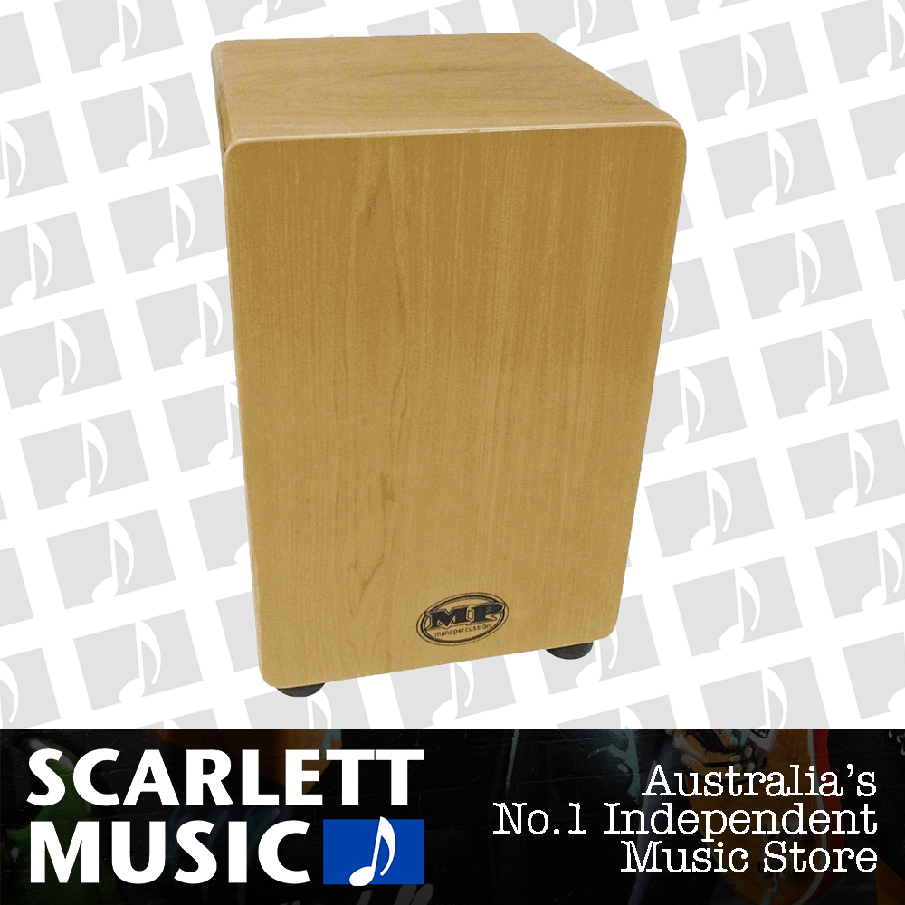 CAJON DRUM - MP Drummers Wooden Rhythm Box  Maple Veneer & Carry Bag — view 2