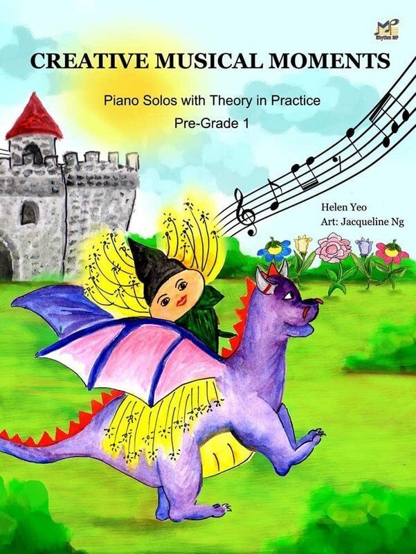 Creative Musical Moments Pre-Grade 1 Piano Solos by Helen Yeo, 32 Pages, Publisher: Rhythm MP