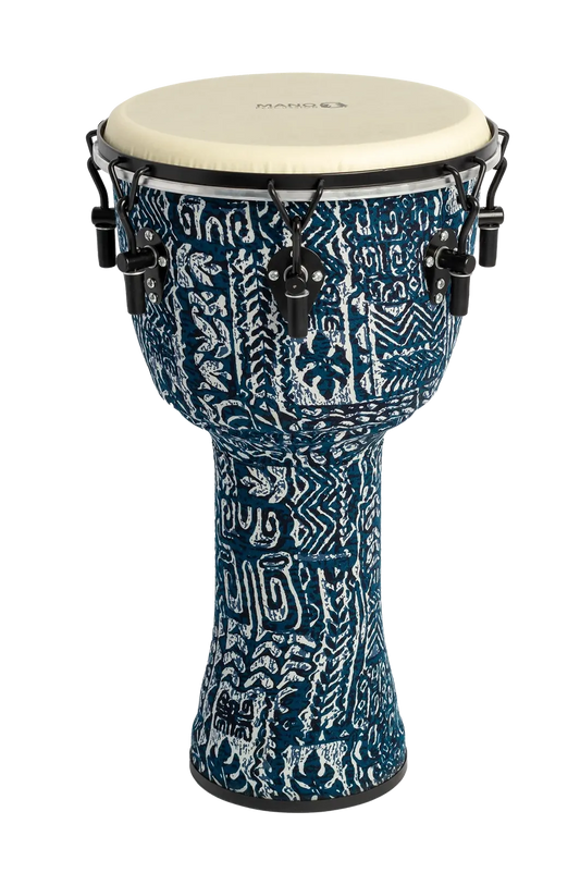 Mano 12 Inch Tunable Djembe - Blue Silk Finish