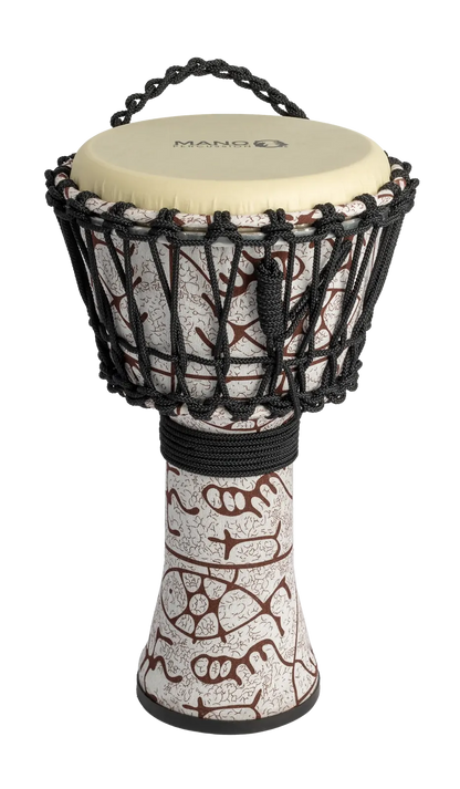 Mano 8 Inch Rope Djembe Drum - Natural Tone Finish