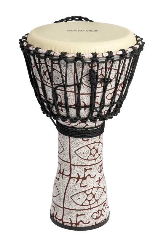 Mano 10" Rope Tunable Djembe - Natural Tone