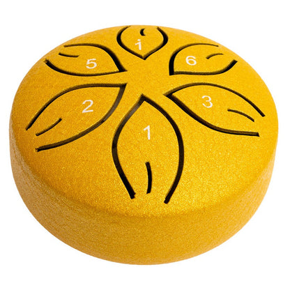 Mano Percussion Tongue Drum, 4.5" - C Diatonic Scale, Premium Steel-Titanium Alloy, Available in Gold — view 3