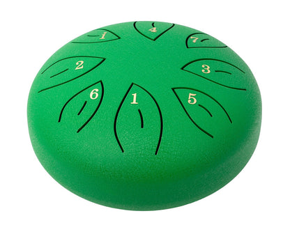 MANO PERCUSSION Green 6" Tongue Drum. Green. — view 2