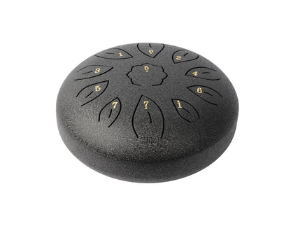 MANO PERCUSSION Black 8" Tongue Drum. Black. — view 2