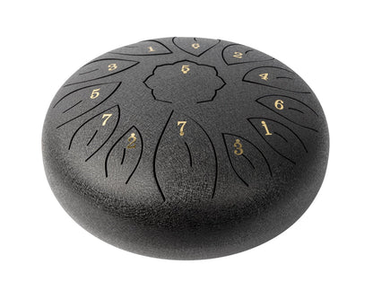 MANO PERCUSSION Black 10" Tongue Drum. Black. — view 2