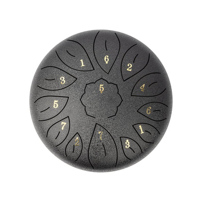 MANO PERCUSSION Black 10" Tongue Drum. Black. — view 3