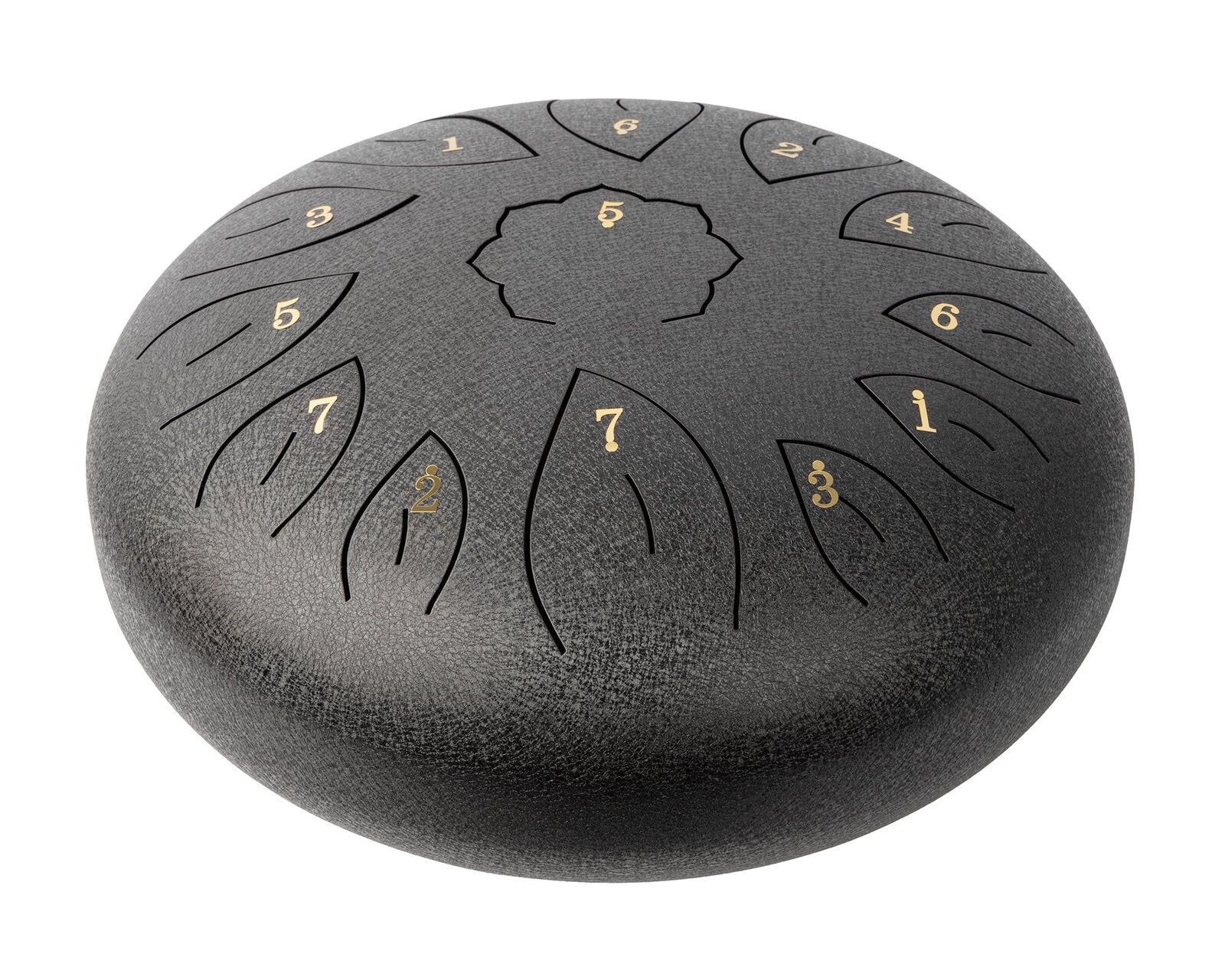 MANO PERCUSSION Black 12" Tongue Drum. Black. — view 2