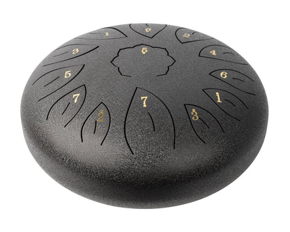 MANO PERCUSSION Black 12" Tongue Drum. Black. — view 2